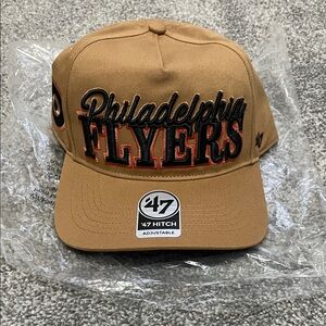 47 Brand Philadelphia Flyers Barnes Hitch Adjustable Tan Hat - New